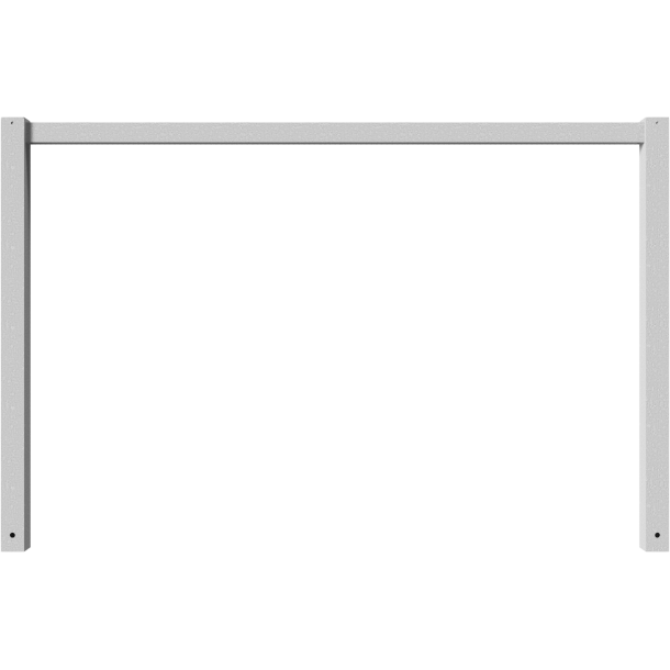 Stationary access barriers | welded | with top bar | hot-dip galvanized | total width: 2000 mm